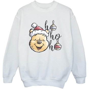 Vêtements Fille Sweats Disney Winnie The Pooh Ho Ho Ho Baubles Blanc