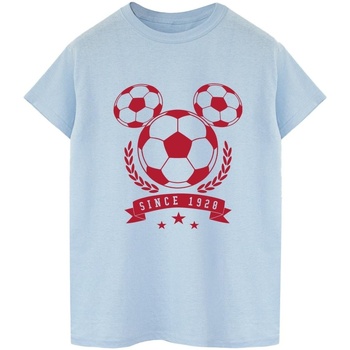 Vêtements Homme T-shirts manches longues Disney Mickey Football Head Bleu
