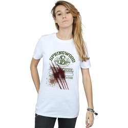 Vêtements Femme T-shirts manches longues A Nightmare On Elm Street Springwood Slasher Blanc