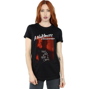 Vêtements Femme T-shirts manches longues A Nightmare On Elm Street Here I Come Noir