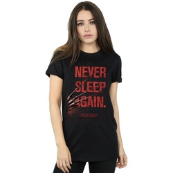 Vêtements Femme T-shirts manches longues A Nightmare On Elm Street Never Sleep Again Noir