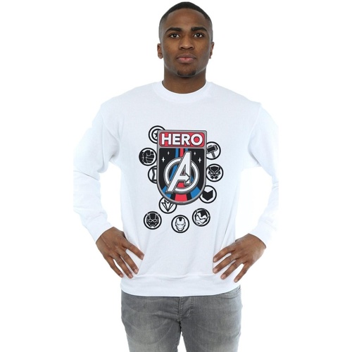 Vêtements Homme Sweats Marvel Hero Badge Blanc