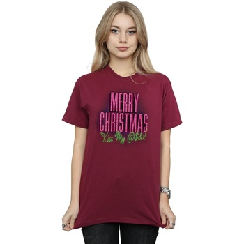 Vêtements Femme T-shirts manches longues National Lampoon´s Christmas Va Kiss My Ass Multicolore