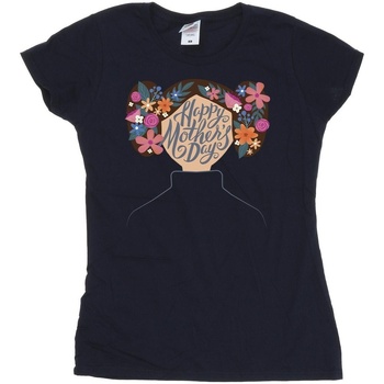 Vêtements Femme T-shirts manches longues Disney Leia Mothers Day Bleu
