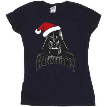 Vêtements Femme T-shirts manches longues Disney Episode IV: A New Hope Darth Vader Humbug Bleu