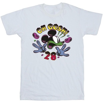 Vêtements Homme T-shirts manches longues Disney Mickey Mouse Oh Gosh Pop Art Blanc
