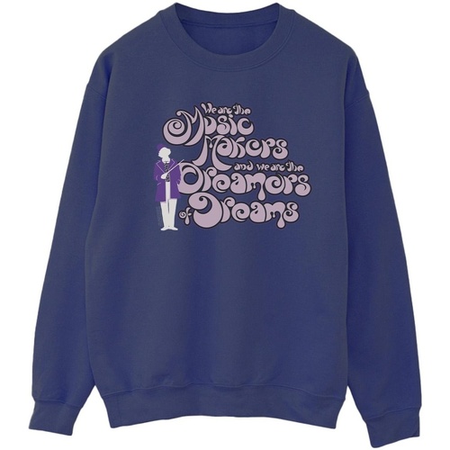 Vêtements Femme Sweats Willy Wonka Dreamers Text Bleu