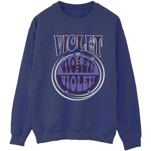 Vêtements Femme Sweats Willy Wonka Violet Turning Violet Bleu