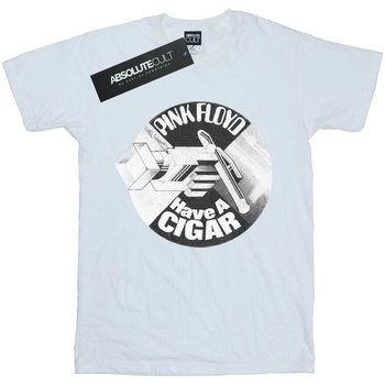 Vêtements Femme T-shirts manches longues Pink Floyd Have A Cigar Blanc