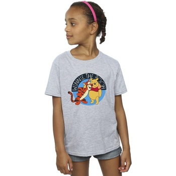Vêtements Fille T-shirts manches longues Disney Winnie The Pooh With Tigger Gris