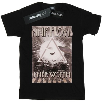 Vêtements Femme T-shirts manches longues Pink Floyd Knebworth Poster Noir
