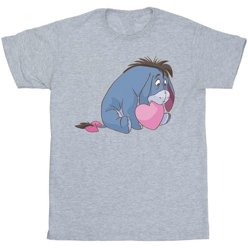 Vêtements Fille T-shirts manches longues Disney Winnie The Pooh Eeyore Mouth Gris