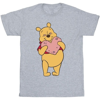 Vêtements Fille T-shirts manches longues Disney Winnie The Pooh Heart Eyes Gris