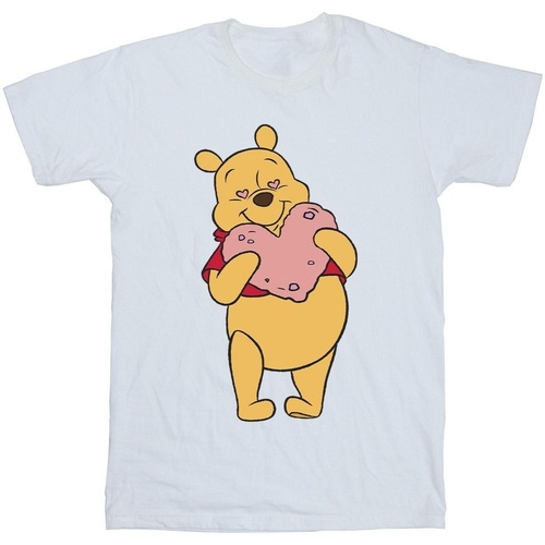 Vêtements Fille T-shirts manches longues Disney Winnie The Pooh Heart Eyes Blanc