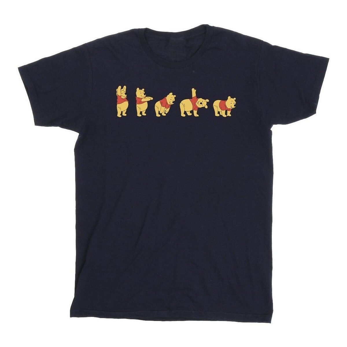 Vêtements Fille T-shirts manches longues Disney Winnie The Pooh Stretching Bleu