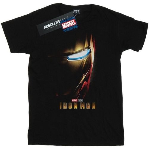 Vêtements Homme Light beige fitted ribbed sweater from Marvel Studios Iron Man Poster Noir