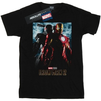 Vêtements Homme Light beige fitted ribbed sweater from Marvel Studios Iron Man 2 Poster Noir