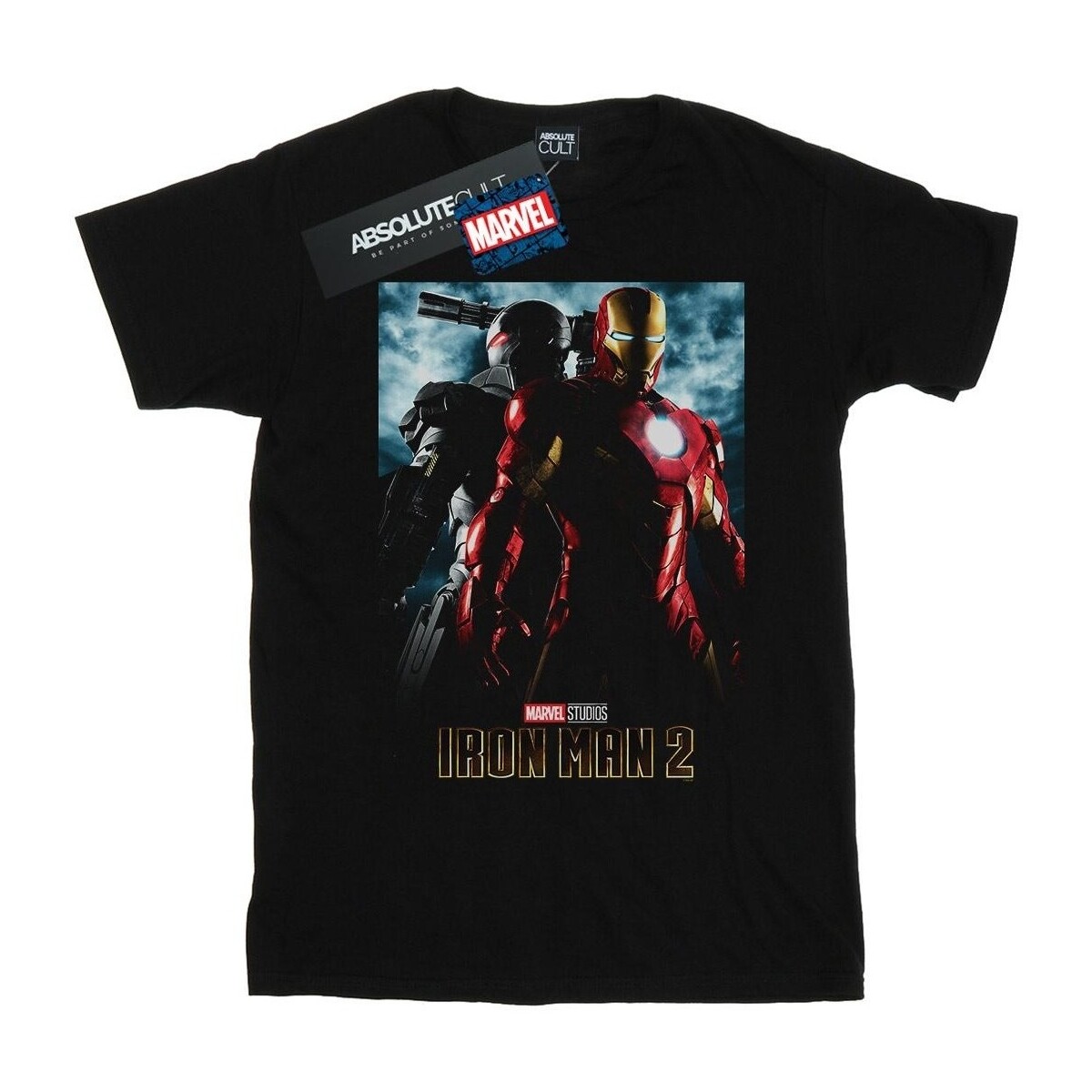 Vêtements Homme T-shirts manches longues Marvel Studios Iron Man 2 Poster Noir