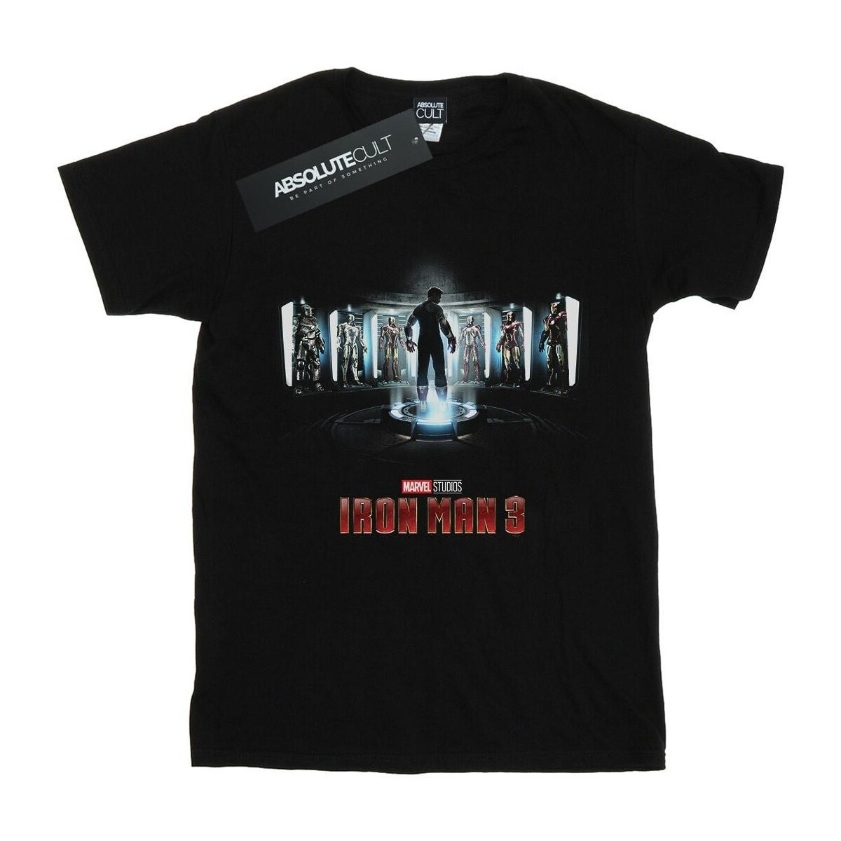 Vêtements Homme T-shirts manches longues Marvel Studios Iron Man 3 Poster Noir