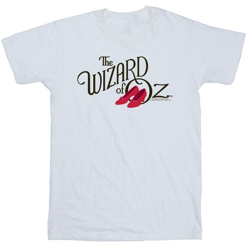 Vêtements Fille T-shirts manches longues The Wizard Of Oz Ruby Slippers Logo Blanc