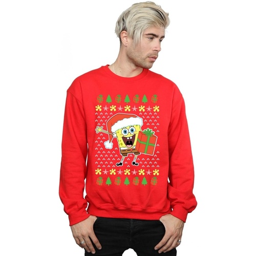 Vêtements Homme Sweats Spongebob Squarepants Ugly Christmas Rouge