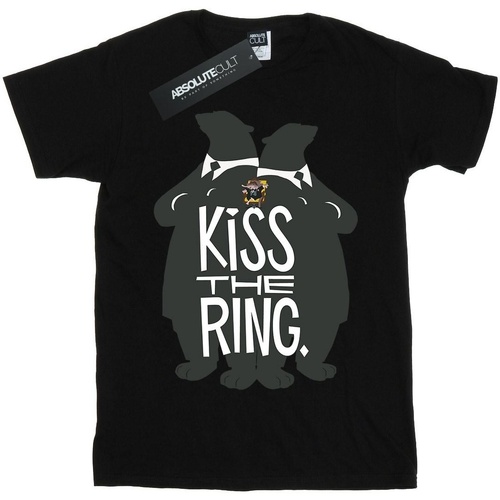 Vêtements Fille T-shirts manches longues Disney Zootropolis Kiss The Ring Noir