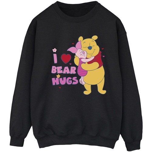 Vêtements Femme Sweats Disney Winnie The Pooh Mum Best Hugs Noir