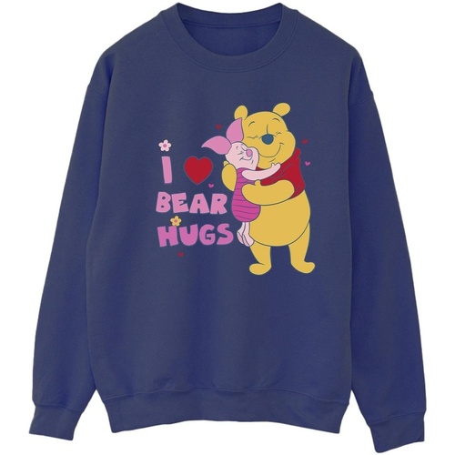 Vêtements Femme Sweats Disney Winnie The Pooh Mum Best Hugs Bleu