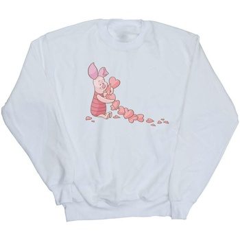 Vêtements Femme Sweats Disney Winnie The Pooh Piglet Chain Of Hearts Blanc