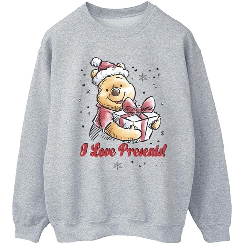 Vêtements Femme Sweats Disney Winnie The Pooh Love Presents Gris