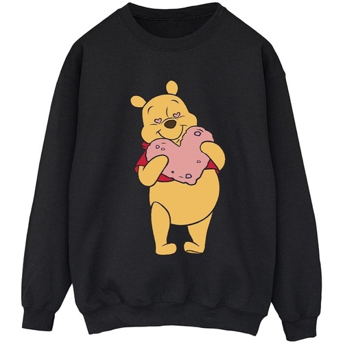Vêtements Femme Sweats Disney Winnie The Pooh Heart Eyes Noir