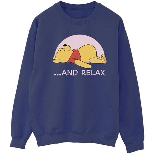 Vêtements Femme Sweats Disney Winnie The Pooh Relax Bleu