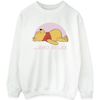 Vêtements Femme Sweats Disney Winnie The Pooh Relax Blanc