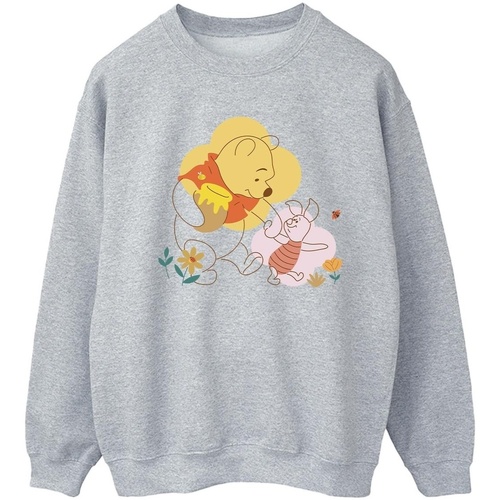 Vêtements Femme Sweats Disney Winnie The Pooh Piglet Gris