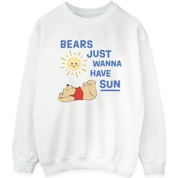 Vêtements Femme Sweats Disney Winnie The Pooh Bears Just Wanna Have Sun Blanc