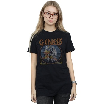 Vêtements Femme T-shirts manches longues Genesis Distressed Eagle Noir