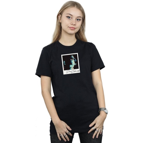 Vêtements Femme T-shirts manches longues Janis Joplin Memories 1970 Noir