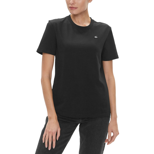 Vêtements Femme T-shirts manches courtes Calvin Klein Jeans J20J223226 Noir