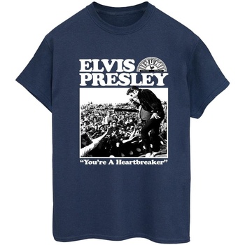 Vêtements Femme T-shirts manches longues Elvis A Heartbreaker Bleu