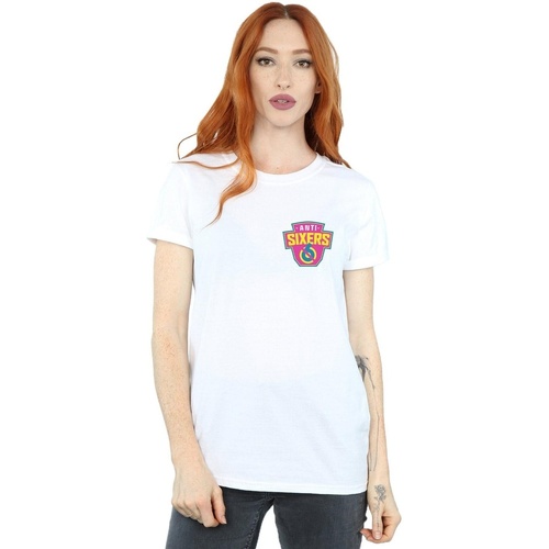Vêtements Femme T-shirts manches longues Ready Player One Anti Sixers Breast Logo Blanc