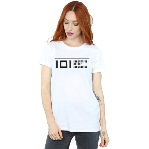 Vêtements Femme T-shirts manches longues Ready Player One IOI Logo Blanc