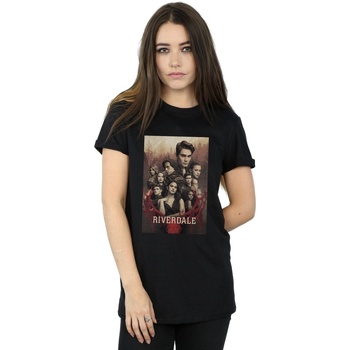 Vêtements Femme T-shirts manches longues Riverdale Stag Skull Noir