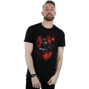 Vêtements Homme T-shirts manches longues Marvel Blade Faces Noir