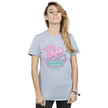 Vêtements Femme T-shirts manches longues Riverdale Pops Logo Gris