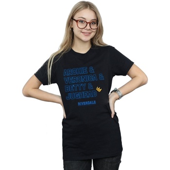 Vêtements Femme T-shirts manches longues Riverdale Character Names Noir