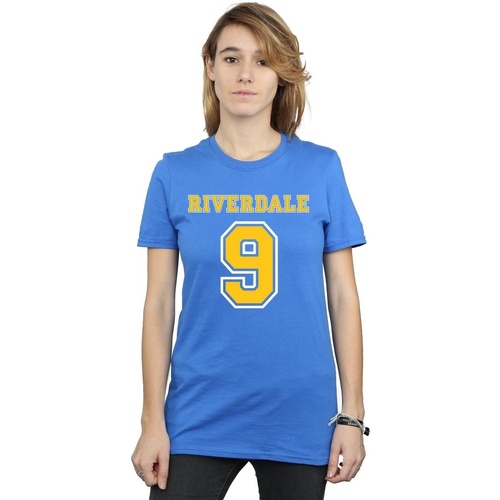 Vêtements Femme T-shirts manches longues Riverdale Nine Logo Bleu