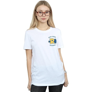 Vêtements Femme T-shirts manches longues Riverdale Sélection à moins de 70 Blanc