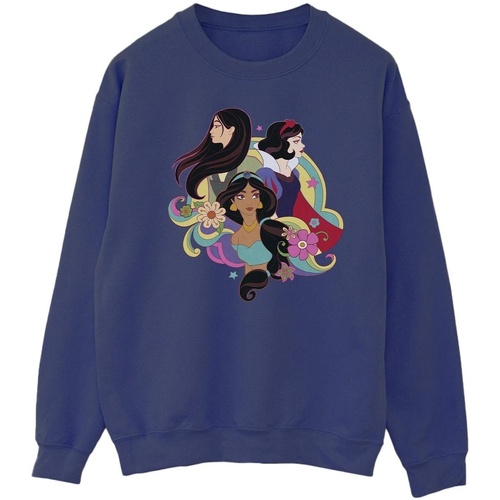 Vêtements Homme Sweats Disney Princess Mulan Jasmine Snow White Bleu