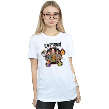 Vêtements Femme T-shirts manches longues Scoobynatural Characters Star Blanc