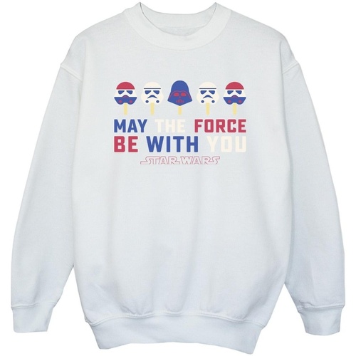 Vêtements Fille Sweats Star Wars: A New Hope BI43954 Blanc